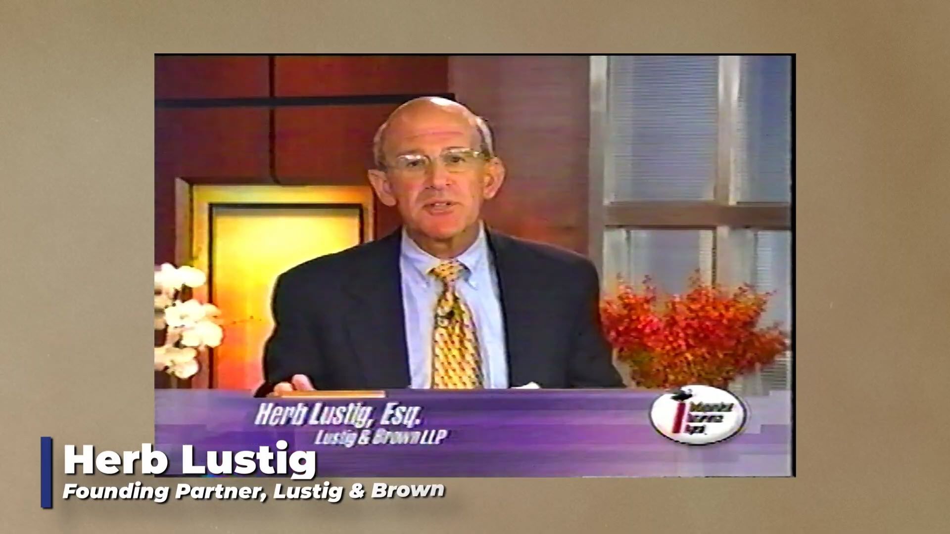 Screenshot from E&O seminar archive with Herb Lustig, Founding Partner of Lustig & Brown.