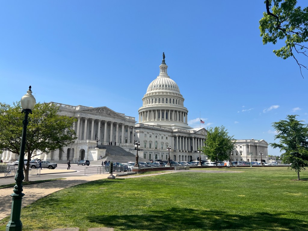 Taken from the green in front of the D.C. Capitol building during Big "i" Legislative Conference in 2026