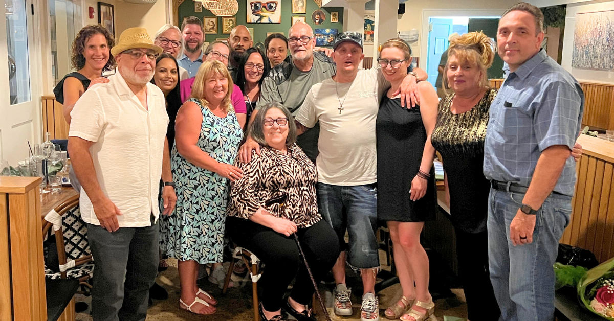 Rose Mullaly Retirement Party August of 2026 surrounded by Big I CT staff and family
