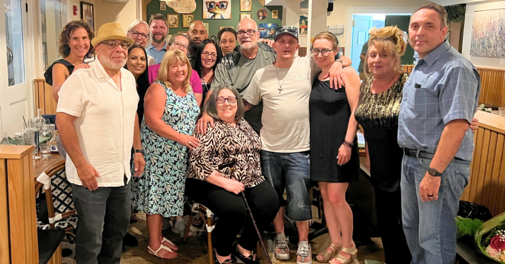Rose Mullaly Retirement Party August of 2026 surrounded by Big I CT staff and family