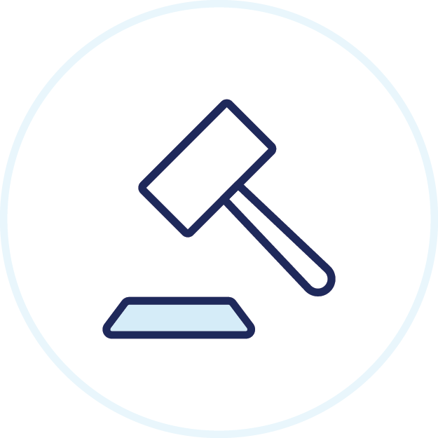 Gavel icon.