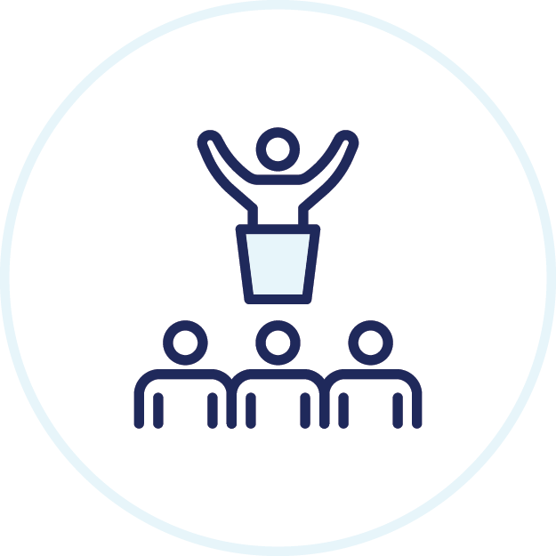 Leader icon.