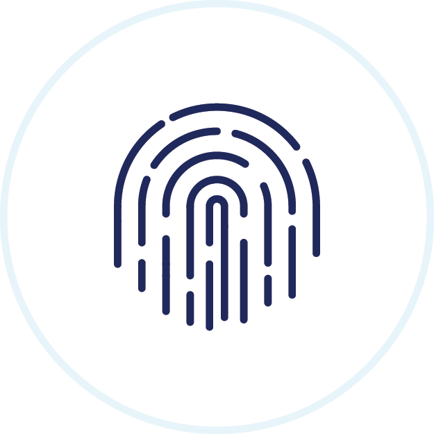 Fingerprint icon.