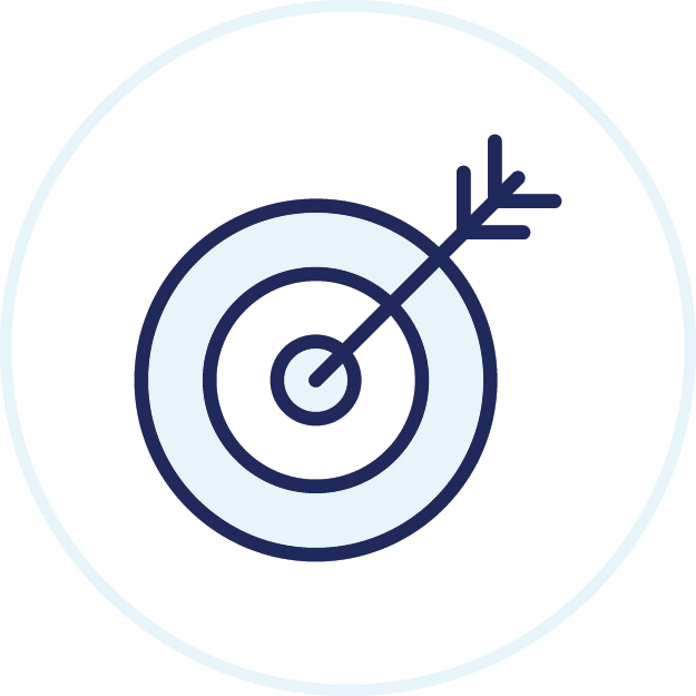 Target with arrow icon.