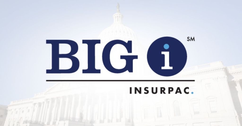 InsurPac logo in front of the U.S. Congress Capitol Building.